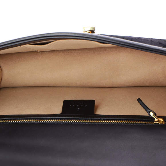 Gucci Small Sylvie Shoulder Bag GG Velvet - Picture 5 of 5